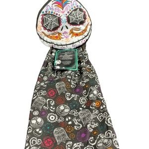 Nightmare Before Christmas Day Of The Dead Towel Sugar Skull